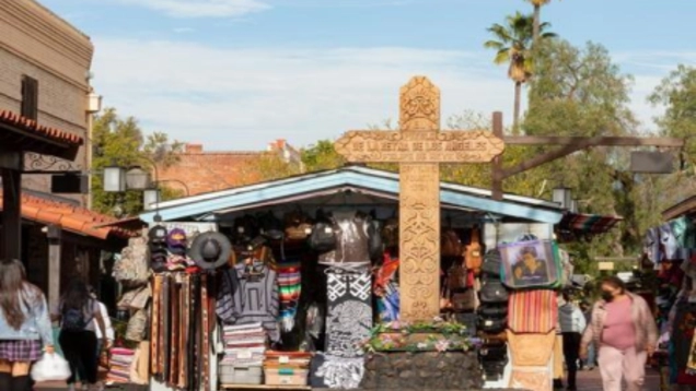Image of Olvera Street entrance