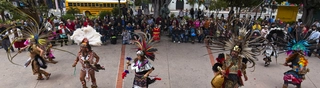 Aztec dancers